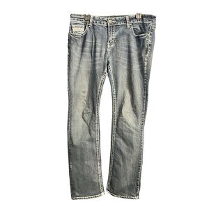 Love Indigo Jeans Womens 16 Slim Straight Leg Stretch
